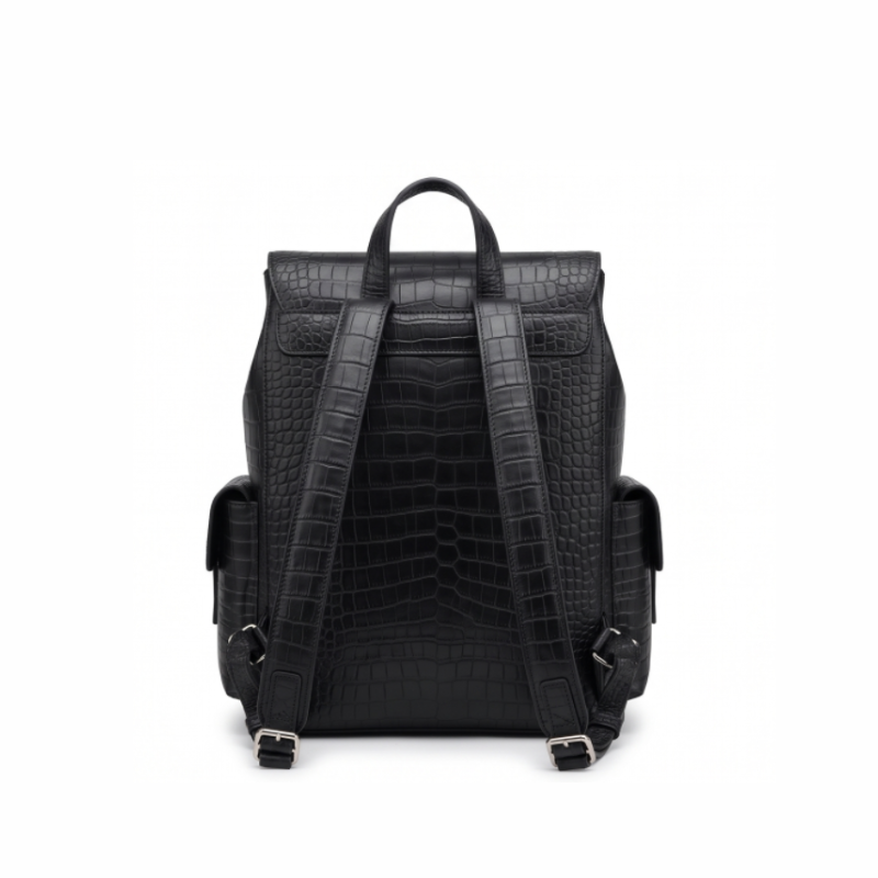 Italian Alligator Leather Casual Impeccable Backpack