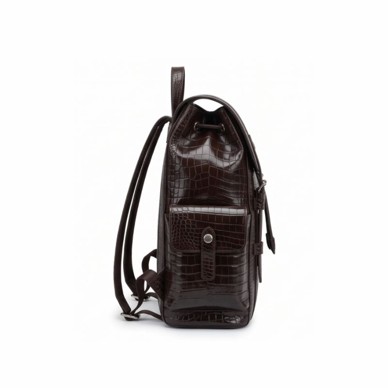 Italian Alligator Leather Casual Impeccable Backpack