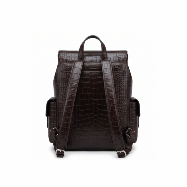 Italian Alligator Leather Casual Impeccable Backpack