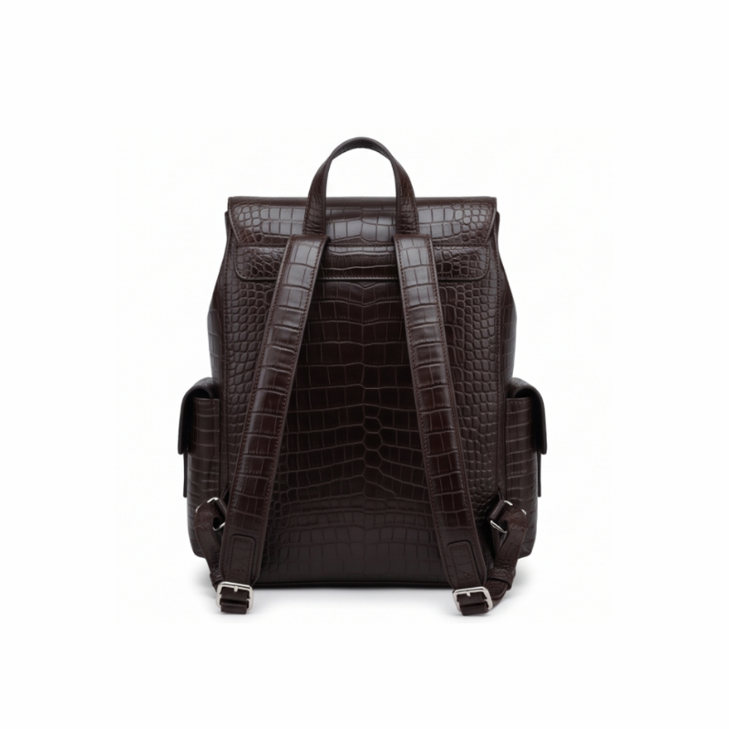 Italian Alligator Leather Casual Impeccable Backpack