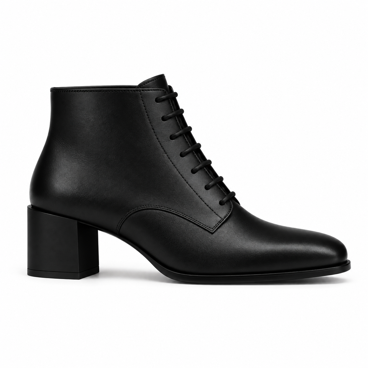 Italian Ankle Boot with Heel for Mens