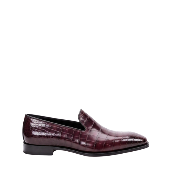 Italian Artisan Crocodile Elegance Loafers