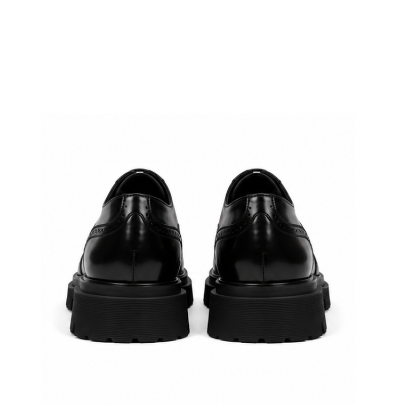 Italian Brogue Chunky Sole Derby Shoes