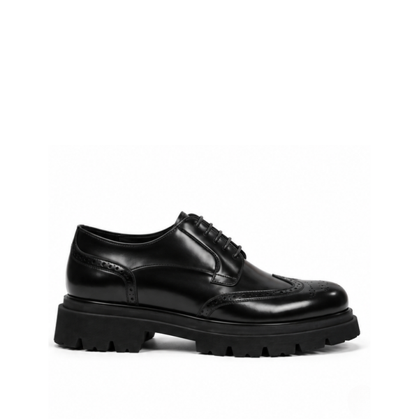 Italian Brogue Chunky Sole Derby Shoes