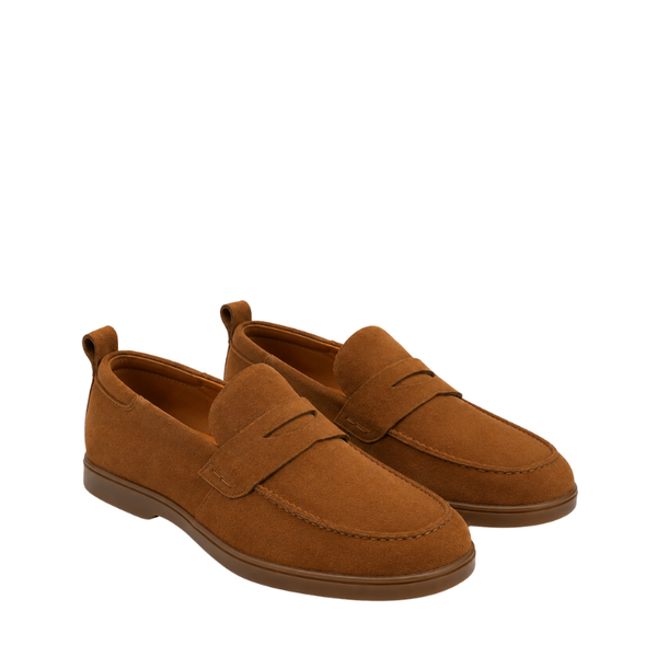 Italian Craft Elegance  in Suede Loafer