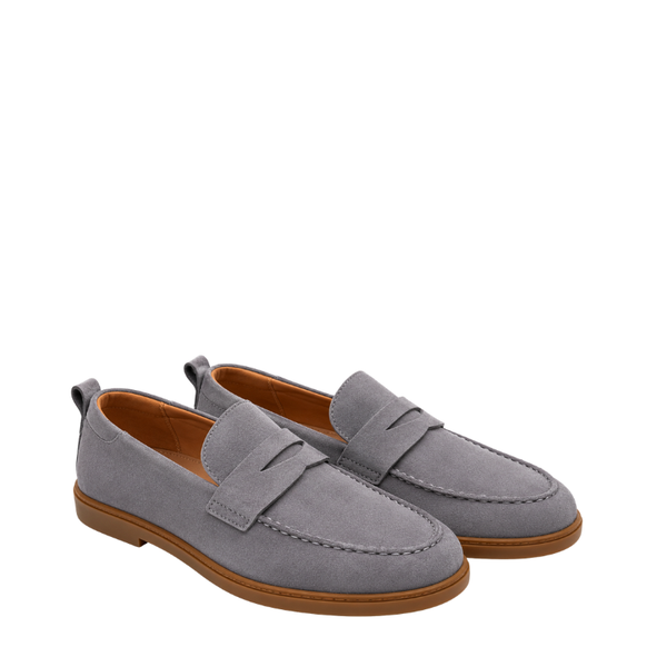 Italian Craft Elegance  in Suede Loafer