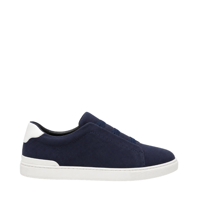 Italian Craft Smooth Finish Slip-on Prime Suede Triple Stitch Sneakers