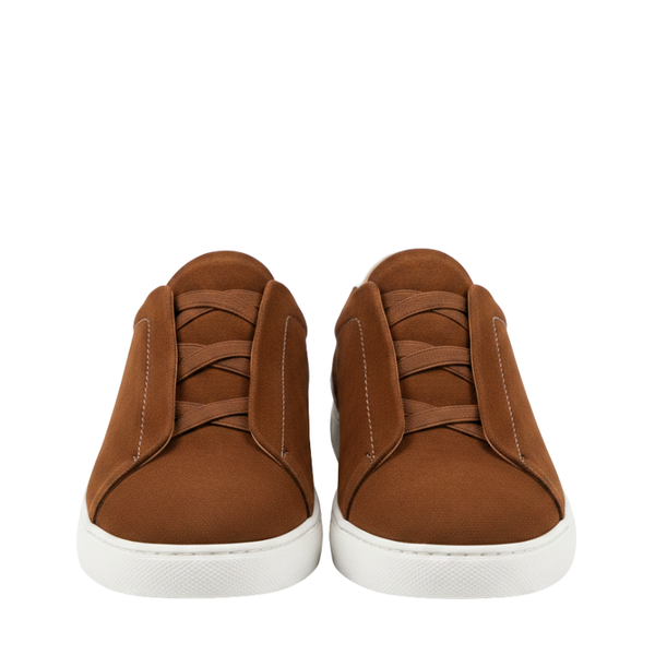 Italian Craft Smooth Finish Slip-on Prime Suede Triple Stitch Sneakers