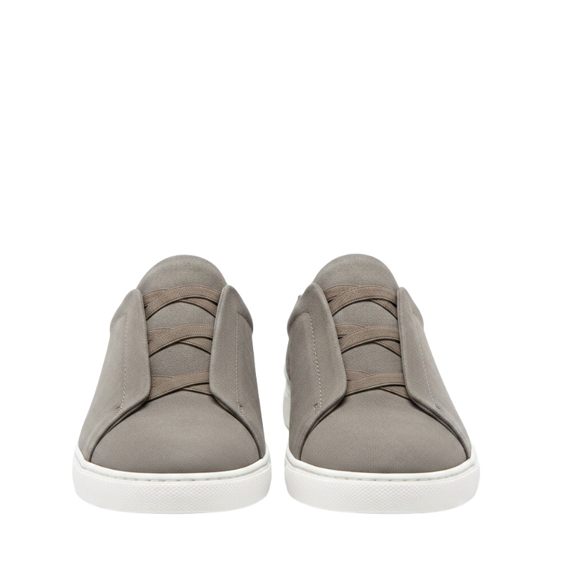 Italian Craft Smooth Finish Slip-on Prime Suede Triple Stitch Sneakers