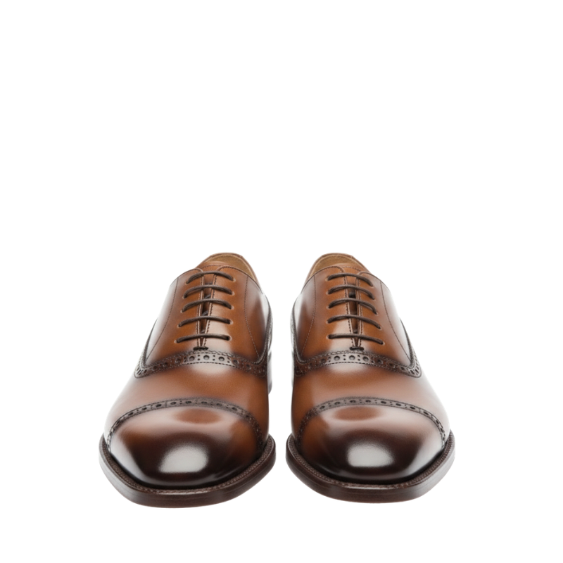 Italian Crafted Cap Toe Oxford Shoes