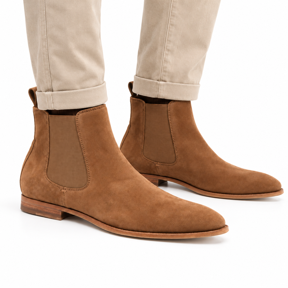 Italian Crafted Suede Leather Boots