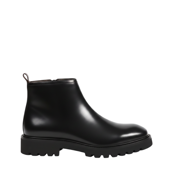 Italian Craftsmanship Boots With Bold Premium Style Appeal - Black