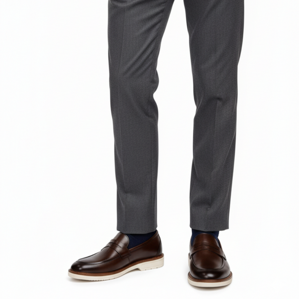 Italian Crest Glide Penny Loafers
