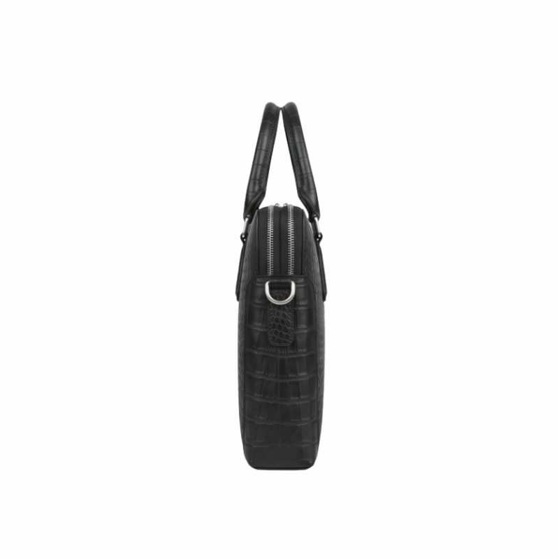 Italian Croco Leather Textured Briefcase Edition