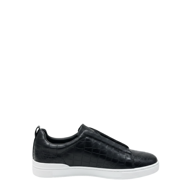 Italian Croco Luxe Slip-On Triple Stitch Sneakers