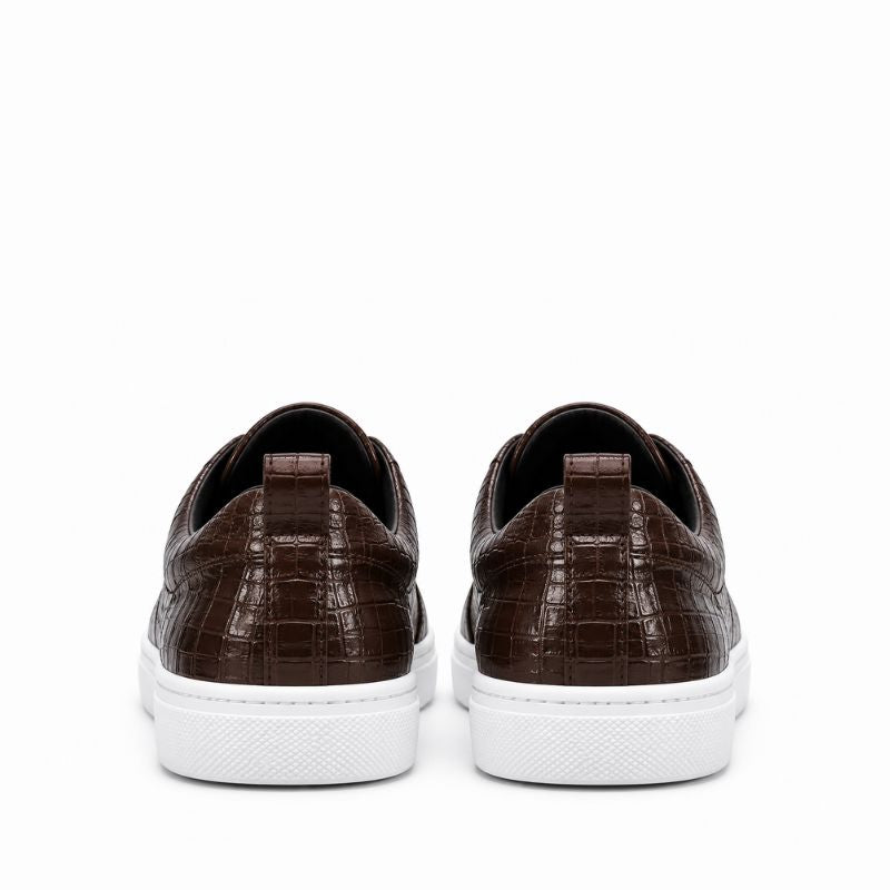 Italian Croco Luxe Slip-On Triple Stitch Sneakers