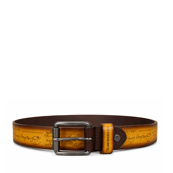 Italian Legacy Embodied Leather Craft Belt