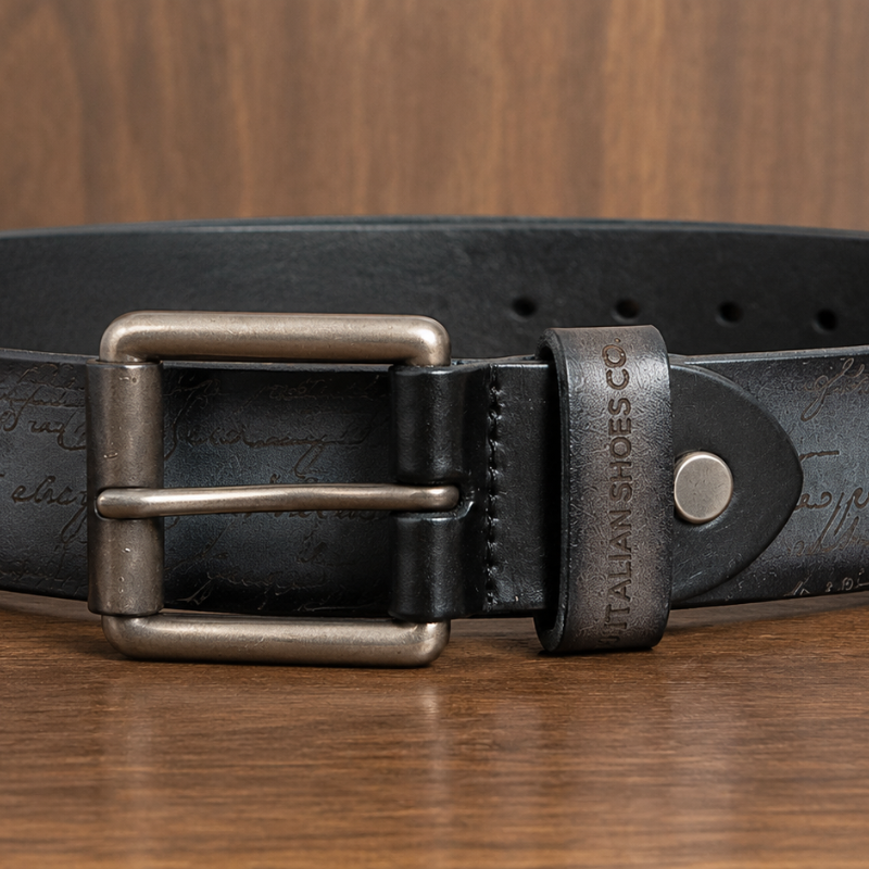 Italian Legacy Embodied Leather Craft Belt