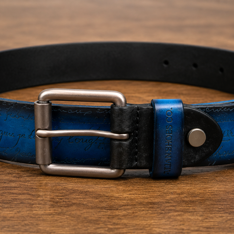 Italian Legacy Embodied Leather Craft Belt