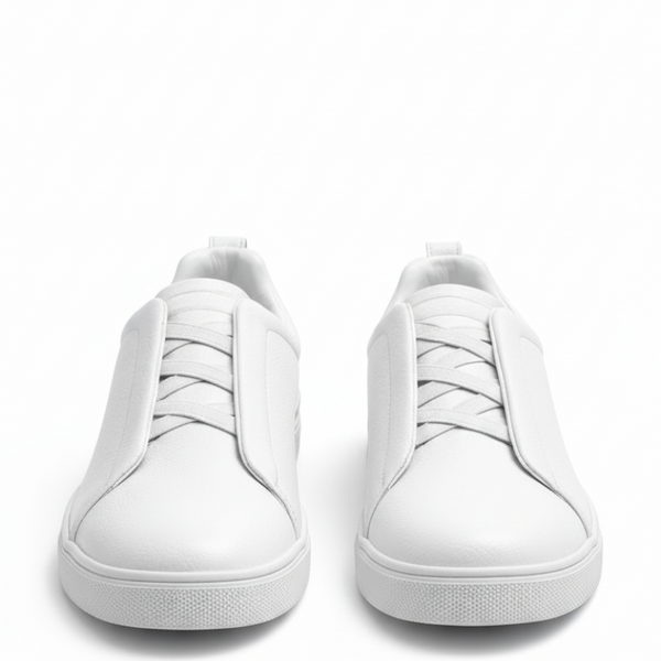 Italian Luxury Tripple Stitch Minimal Leather Sneakers