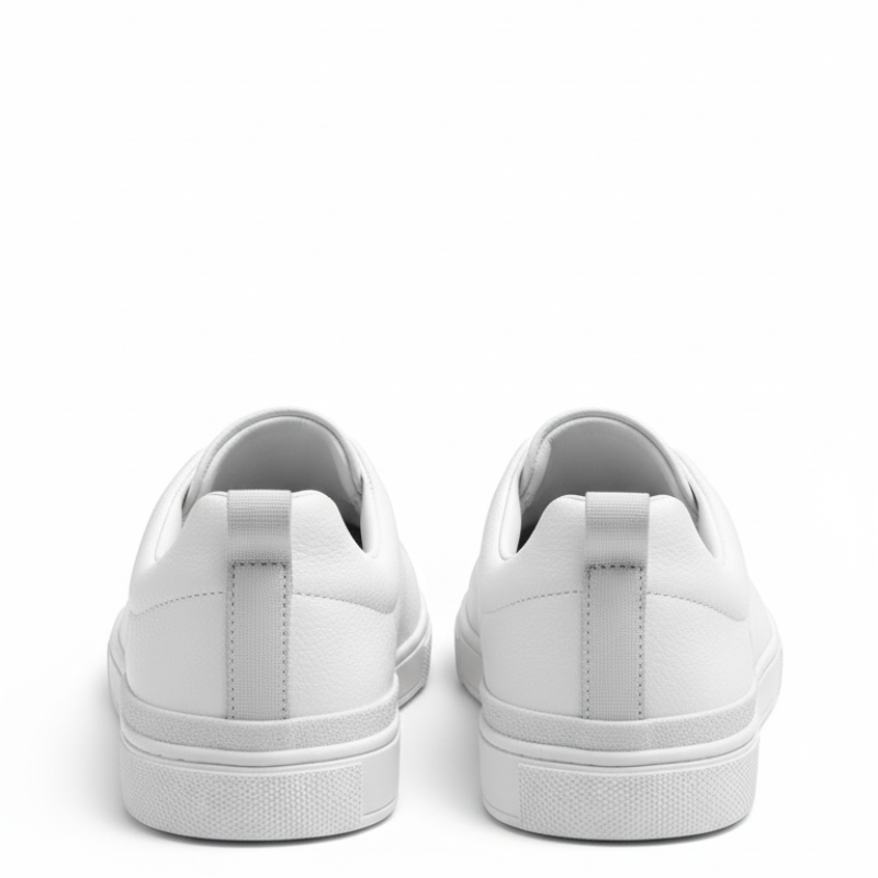 Italian Luxury Tripple Stitch Minimal Leather Sneakers