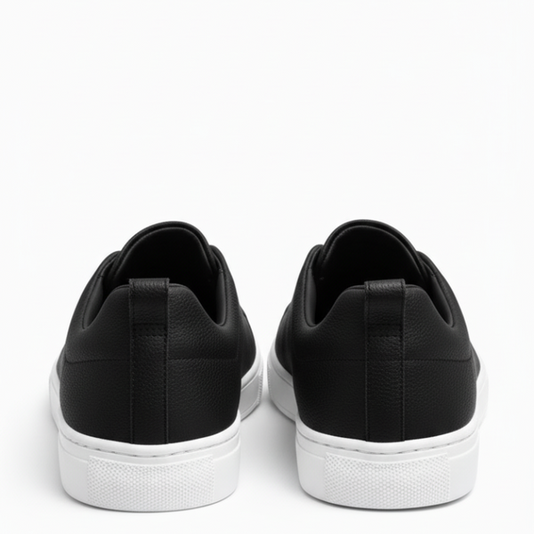 Italian Luxury Tripple Stitch Minimal Leather Sneakers