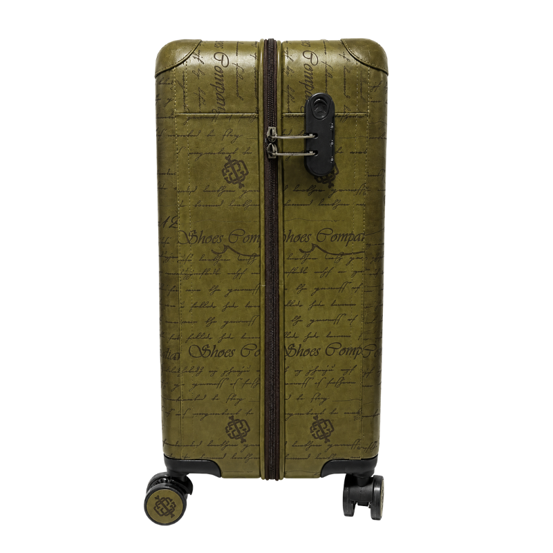 Italian Majestic Embossed Heritage Luxe Trolley Case
