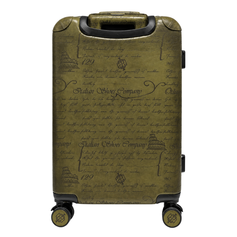 Italian Majestic Embossed Heritage Luxe Trolley Case