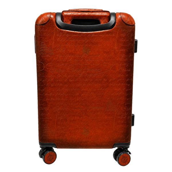 Italian Majestic Embossed Heritage Luxe Trolley Case