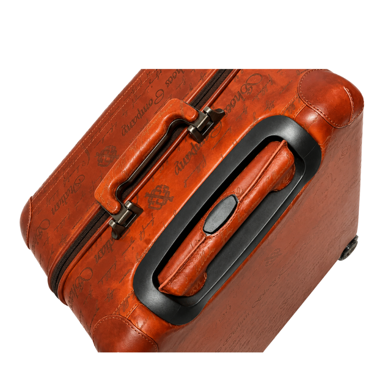 Italian Majestic Embossed Heritage Luxe Trolley Case