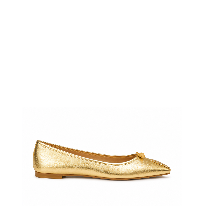 Italian Metallic Tabi Ballet Flats
