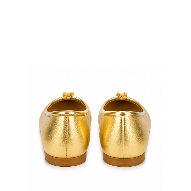 Italian Metallic Tabi Ballet Flats