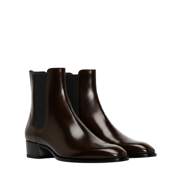 Italian Noir Chelsea Boots