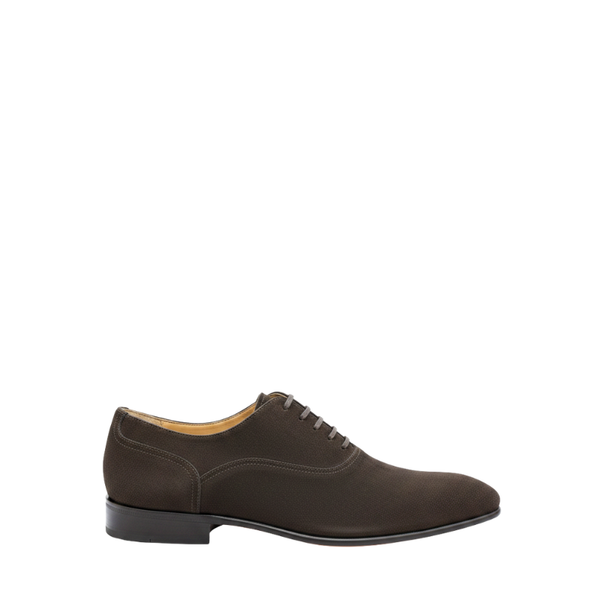 Italian Regal Suede Classic Elegance Oxfords Shoes - Coffee Brown