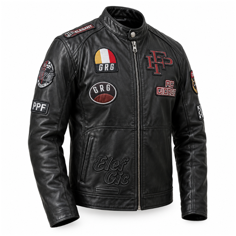 Italian Retro Rider Leather Jacket