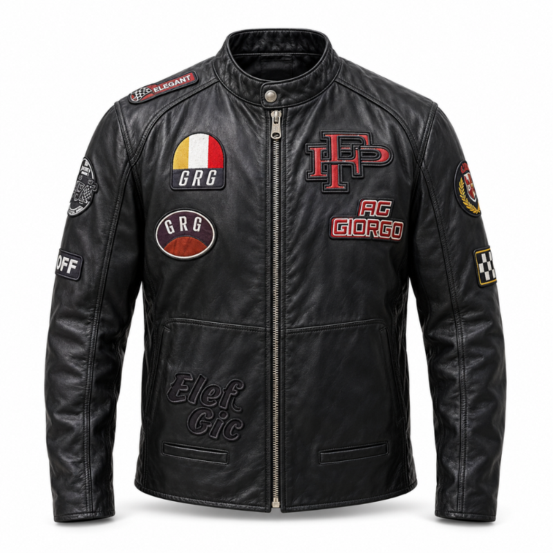 Italian Retro Rider Leather Jacket