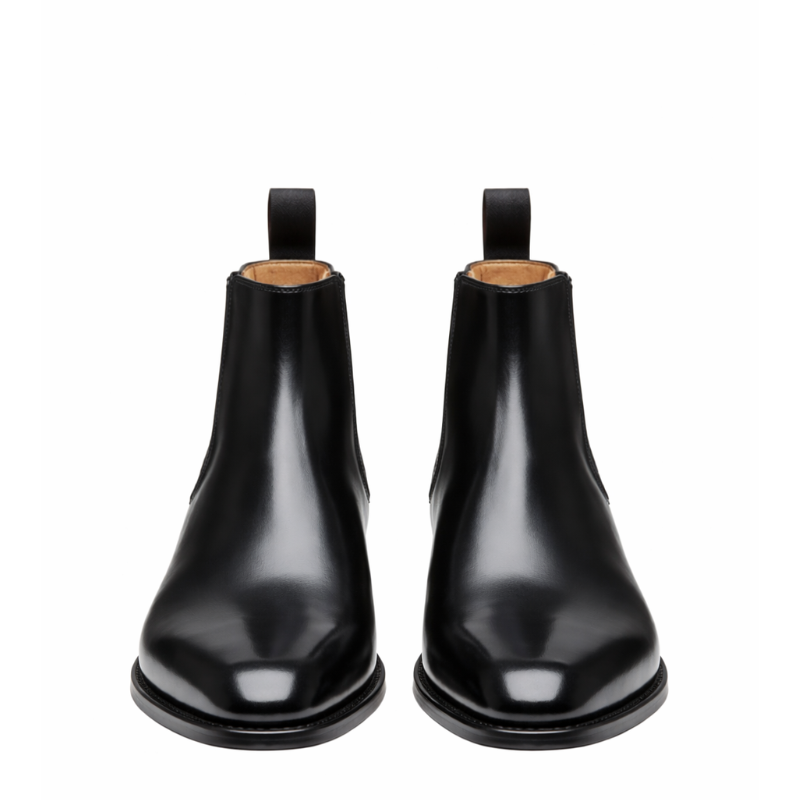 Italian Sleek Leather Luxe Chelsea Boots