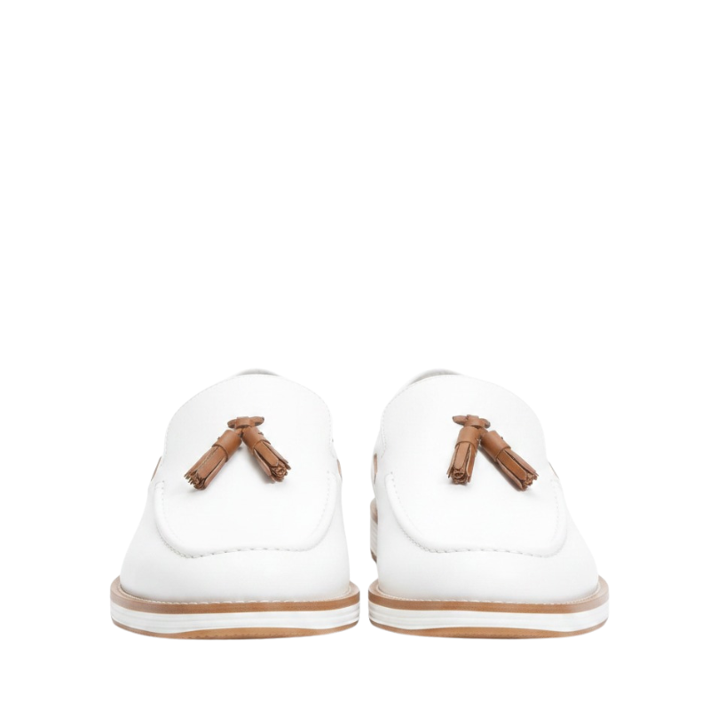 Italian Slip Ons Loafers with Tassel Touch