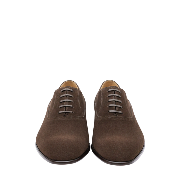 Italian Suede Luxe Closed Lace Oxfords Shoes