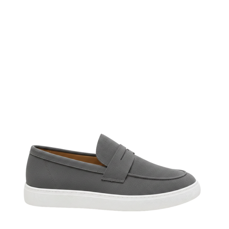 Italian Suede Sophistication Casual Penny Loafers