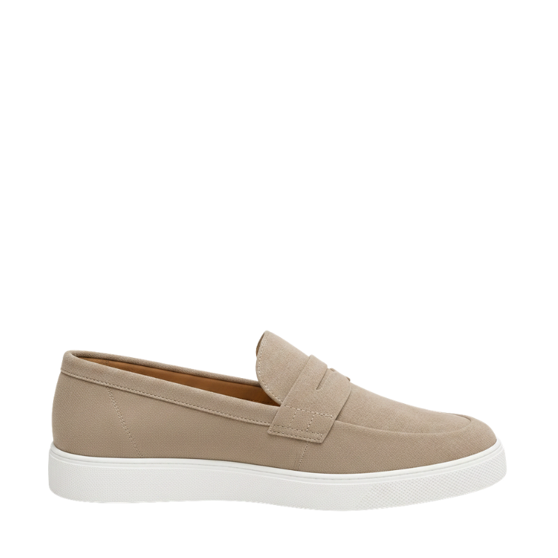 Italian Suede Sophistication Casual Penny Loafers