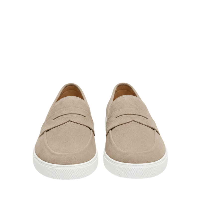 Italian Suede Sophistication Casual Penny Loafers