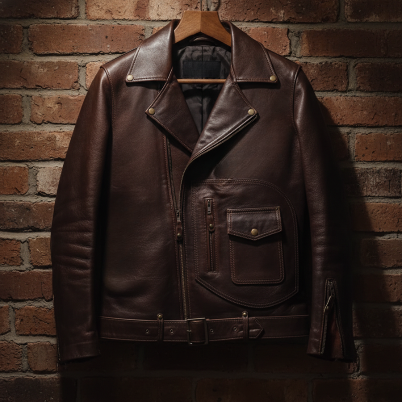 Men's Aurelian Leather Moto Jacket