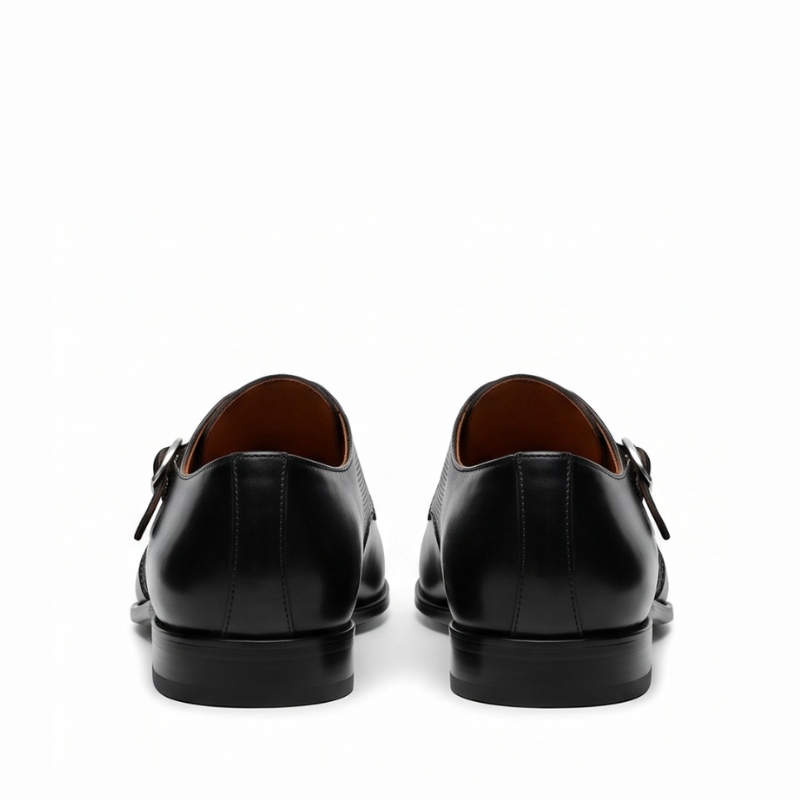 Javier Double Buckle Monkstrap Shoes