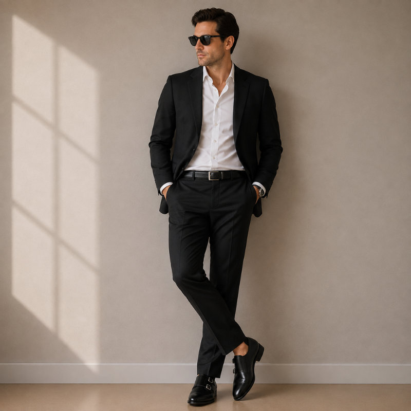 Javier Double Buckle Monkstrap Shoes