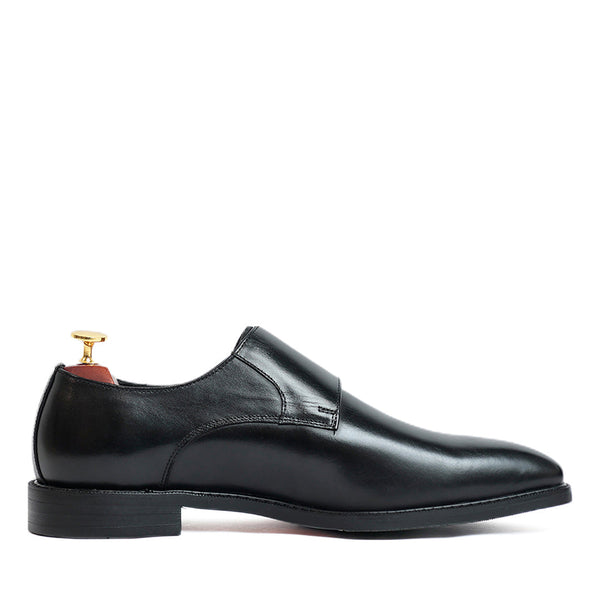 Classic Monk Strap Shoes - Black