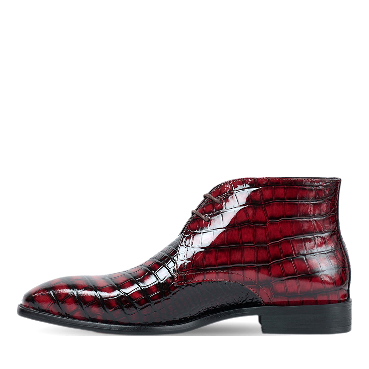 Patent leather chukka boots deals