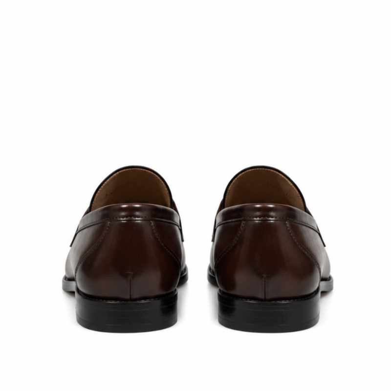 Knotted Bit Leather Loafers