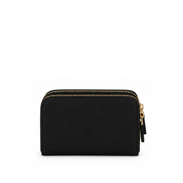 Dual Zipper Luxury Leather Wallet