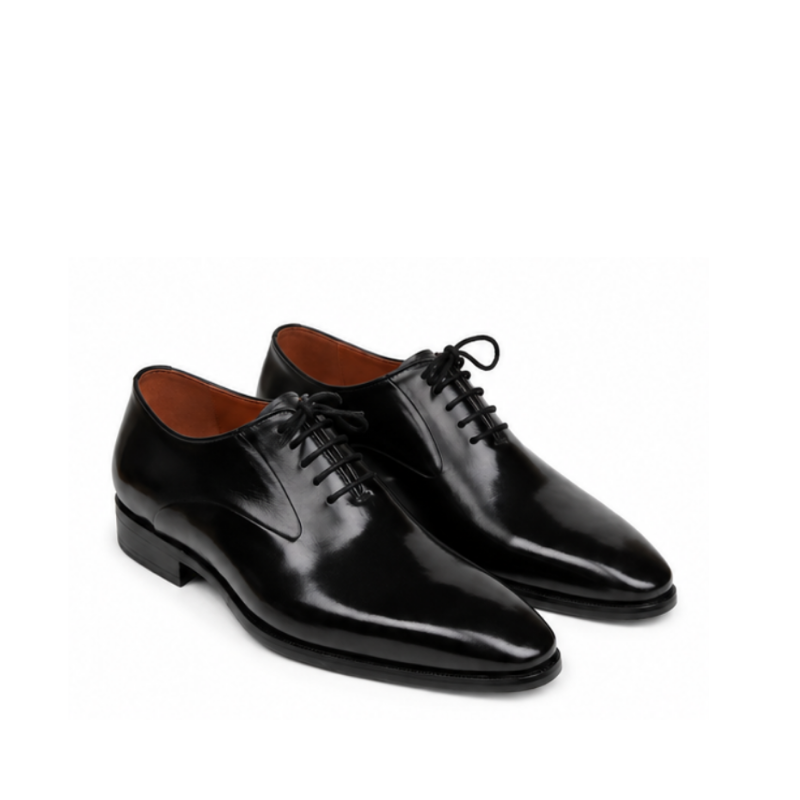 Leather Lace-Up Oxford Shoes For Men
